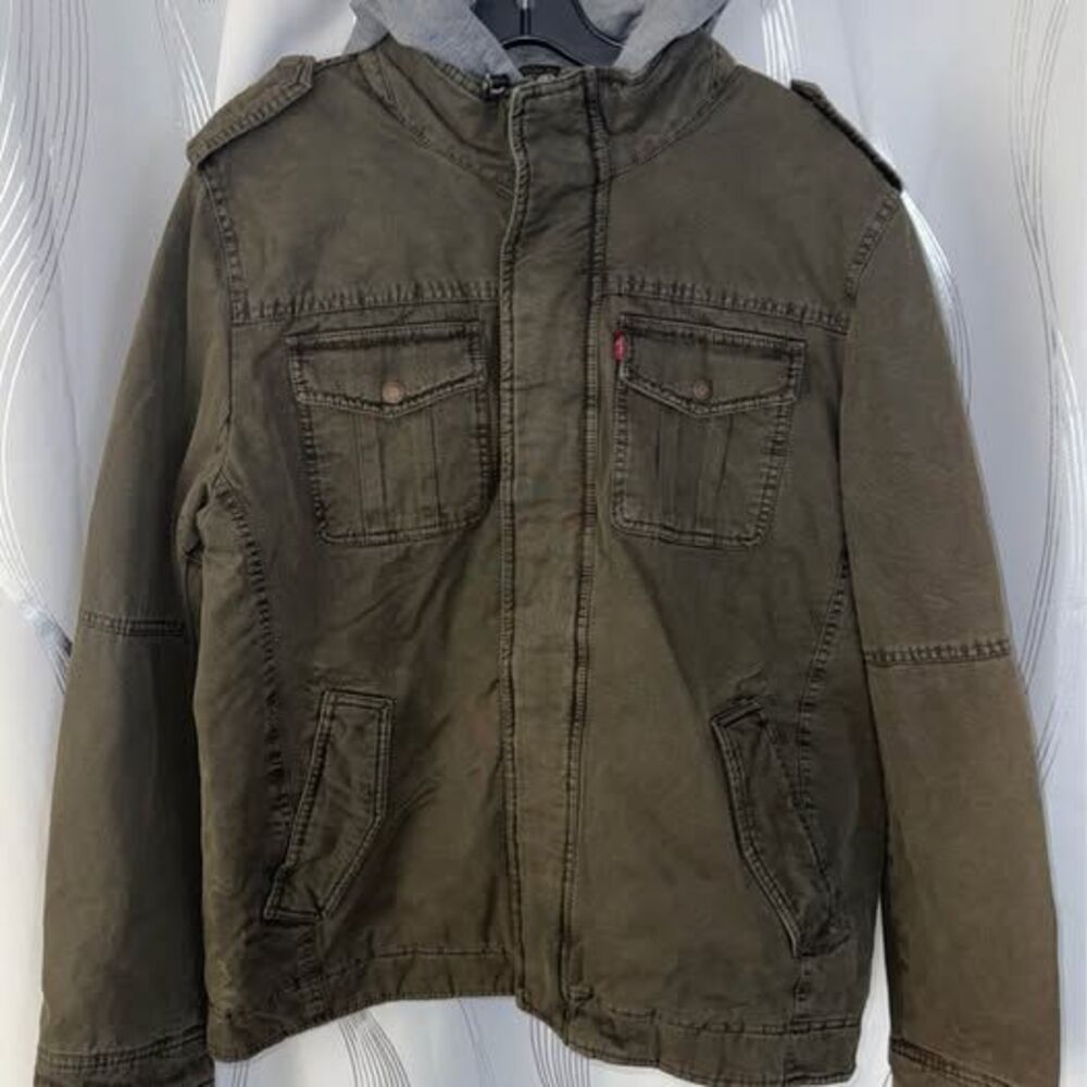 Levi Strauss & Co. Hooded Military Jacket